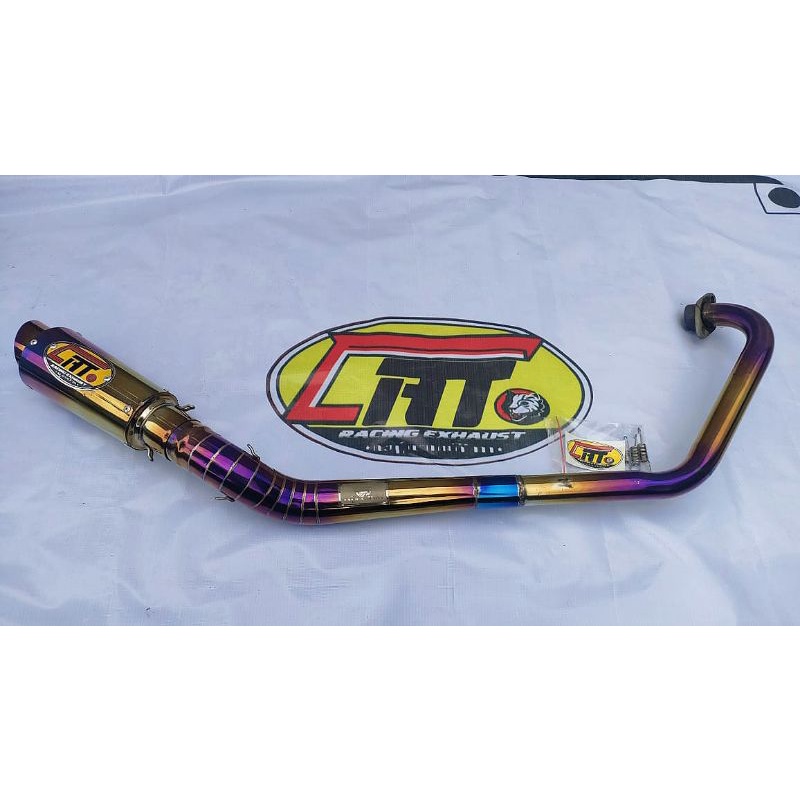 knalpot racing knalpot cat kanan semi blumon vixion satria Fu tiger mp jupiter mx sonic cbr 150r r15