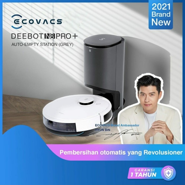 COMBO ECOVACS DEEBOT OZMO N8 PRO PLUS AUTO EMPTY STATION ROBOT