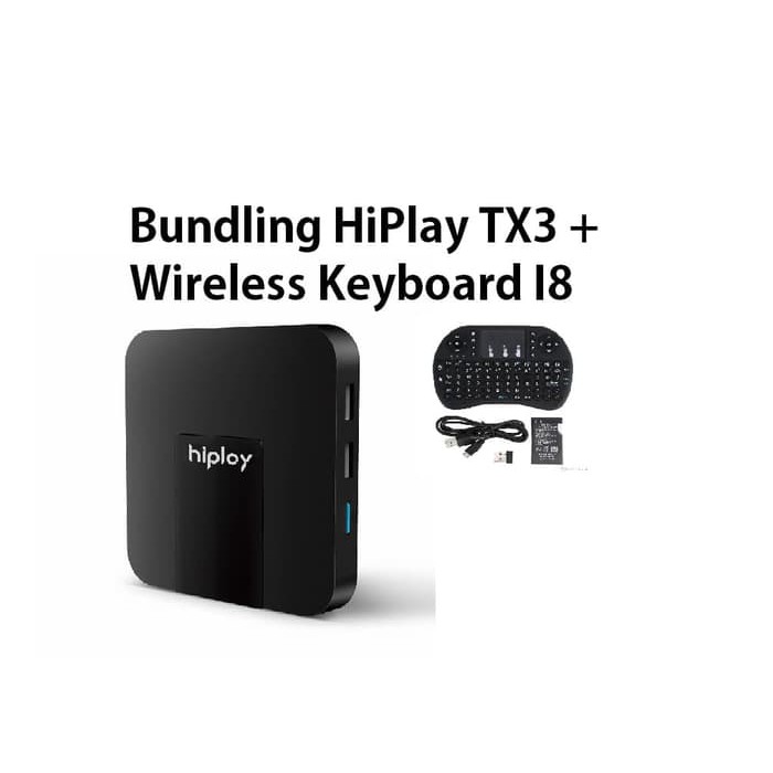 Promo Paket HiPlay TX3 Mini 2GB 16GB Android TV Box   I8 Diskon