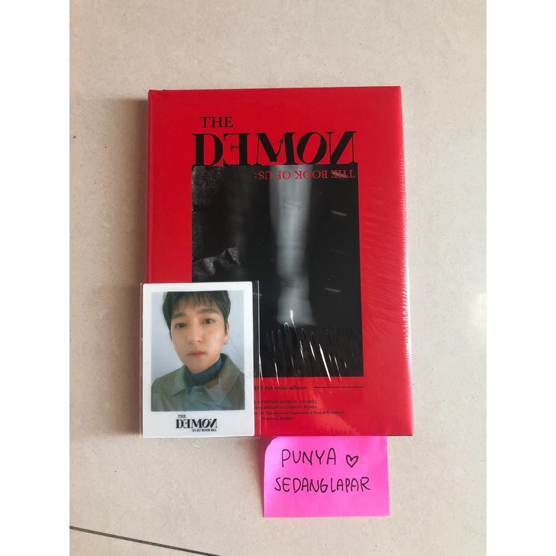DAY6 The Demon Midnight Sealed Album Cover Jae Incl. Lenti Sungjin