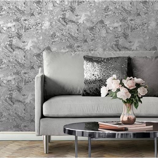 Wallpaper 3D FOAM / Wall Foam Dinding / Wall Foam Motif Marble 70cm x 35cm DD 525 [1KG=28PCS]