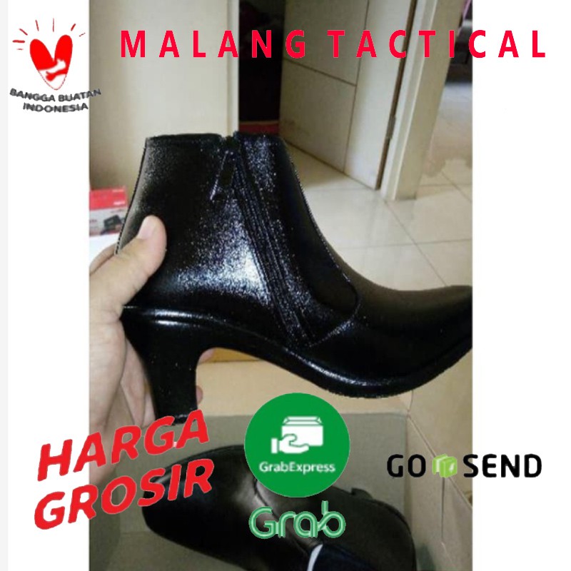 Malang Tactical GTM   Sepatu PDH Wanita Cewek Pantofel Kerja Formal Doff PDH SUS CEWEK
