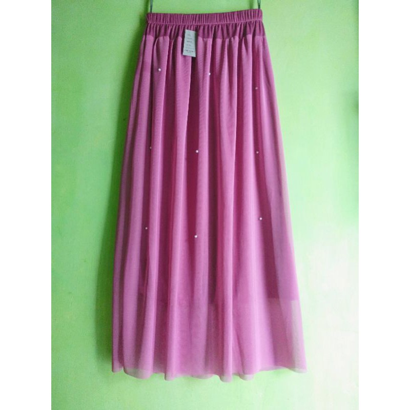 Rok tutu mutiara / rok tile mutiara lilac