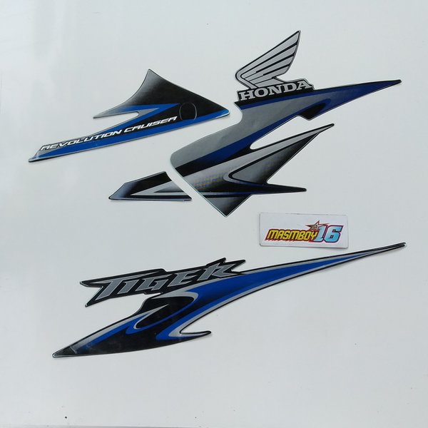 Striping tirev tiger revo 2013 biru silver