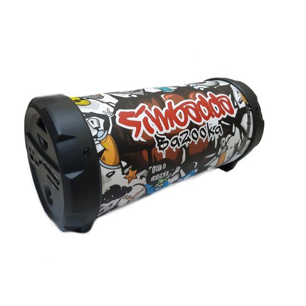 SPEAKER MULTIMEDIA SIMBADDA CST 800N BLACK / GRAFITI SUBWOOFER PORTABLE MUSIC PLAYER POWER SOUND