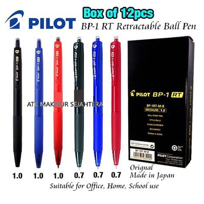 

Pulpen / Ballpoint Pilot BP-1 RT (12pcs)