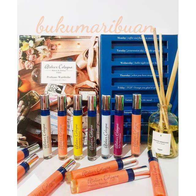 ATELIER COLOGNE Travel Spray 4mL (Pomelo Paradis, Clementine California, Oolang Infini, dll )