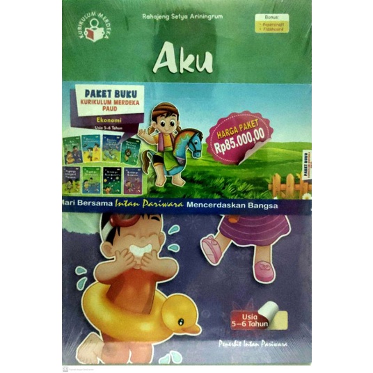 BUKU TK B EKONOMI (umur 5 sd 6 th) ISI 8 BUKU Kurikulum Merdeka 2022