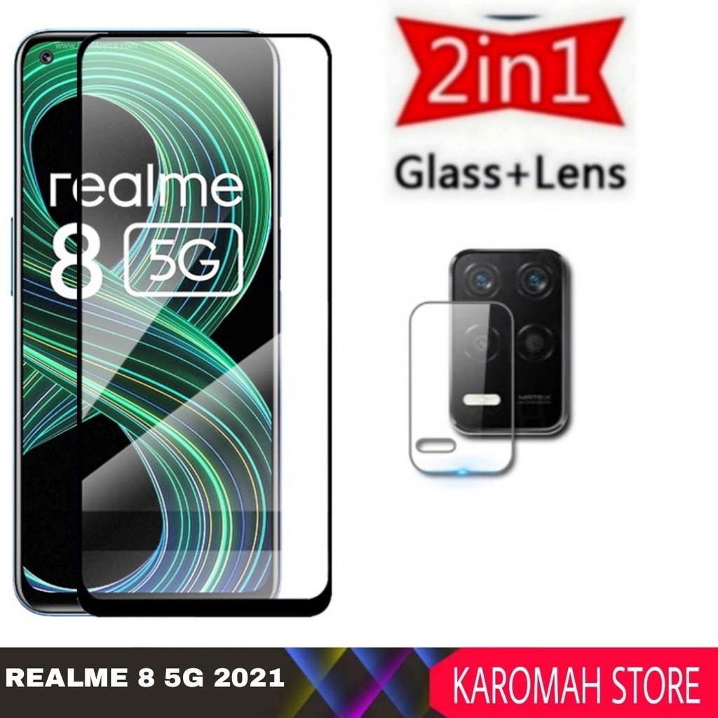 Tempered Glass Realme 8 5G Free Tempered Glass Camera