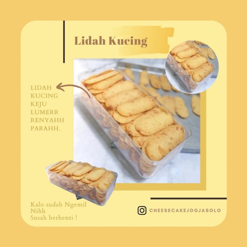 

lidah kucing keju
