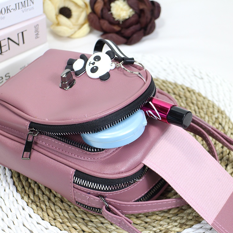 Luna Aura Tas Pouch Hp Wanita kelinci 3 Ruang Slingbag Hp Kekinian Tas Hp Koin Termurah Tas ootd