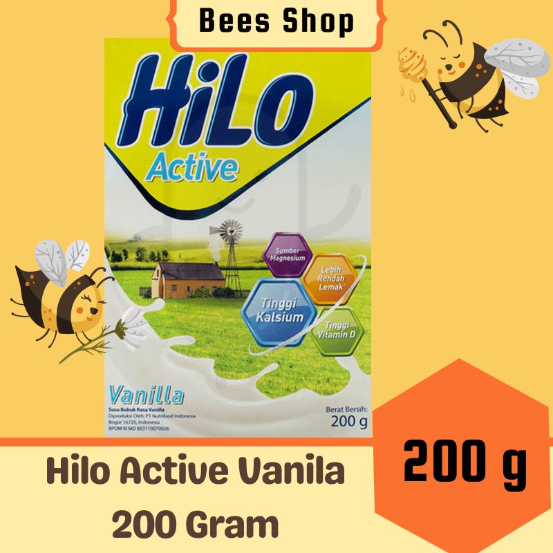 

Hilo Active Rasa Vanilla 200 gram