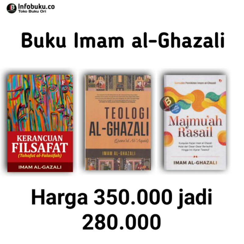 buku al-Ghazali keracunan filsafat, teologi al-Ghazali dan majmu'ah rasail