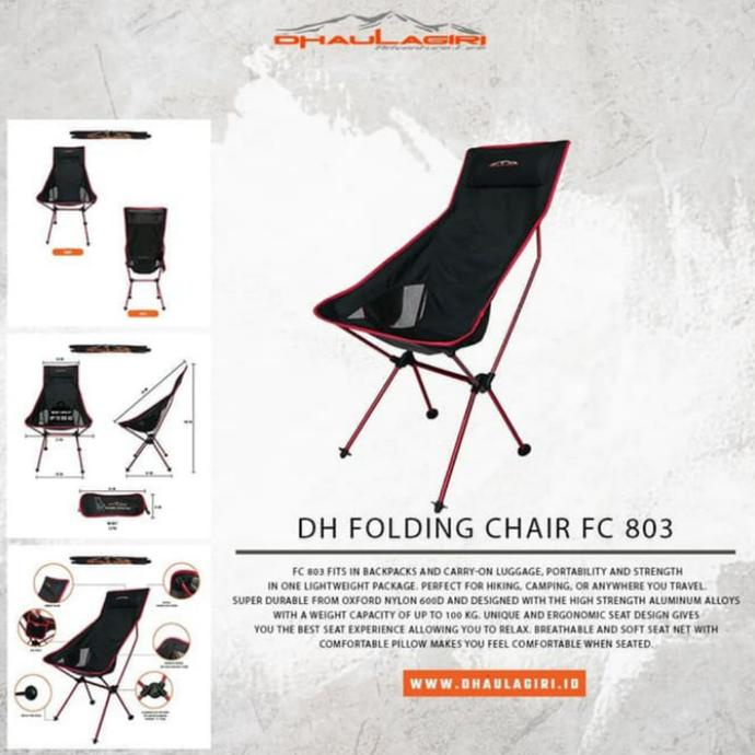 Promo Kursi Lipat Dhaulagiri Folding Chair 803 Ringan silahkan order