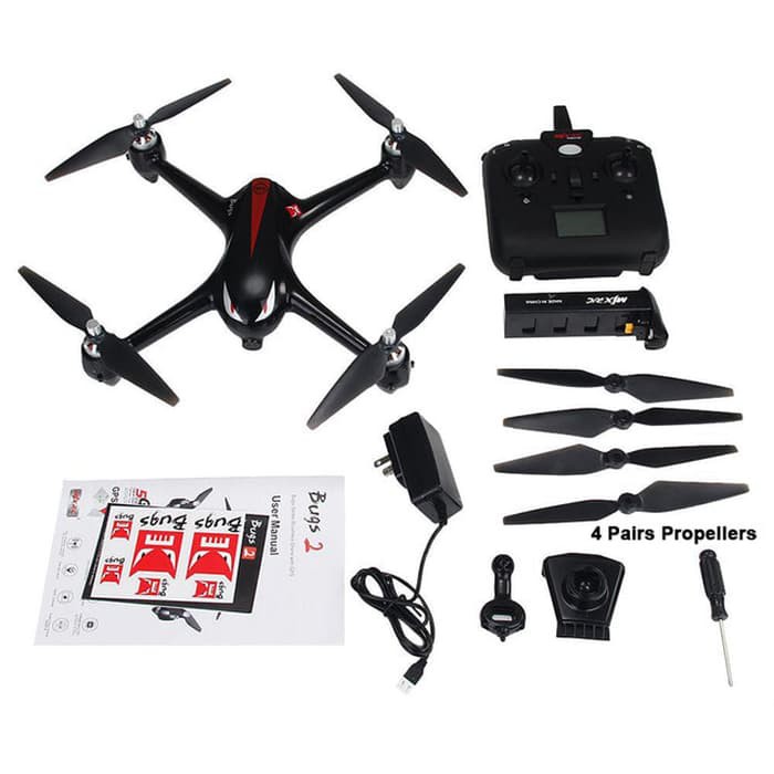 MJX B2W BUGS 2W BUGS 2 W WIFI FPV BRUSHLESS MOTOR 1080P HD CAMERA GPS