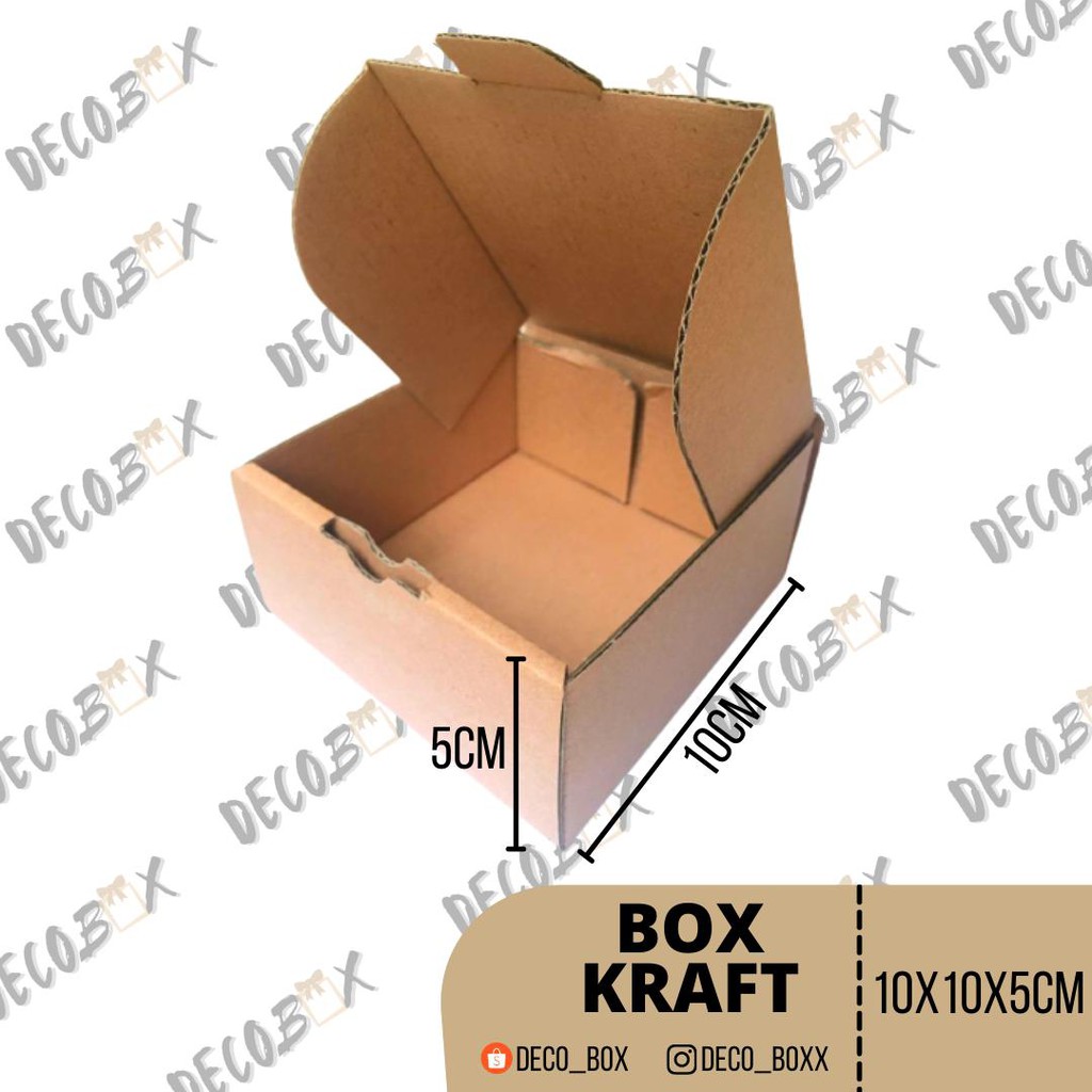 

Kardus Box Kraft Pizza Ukuran Size 10x10x5 Termurah
