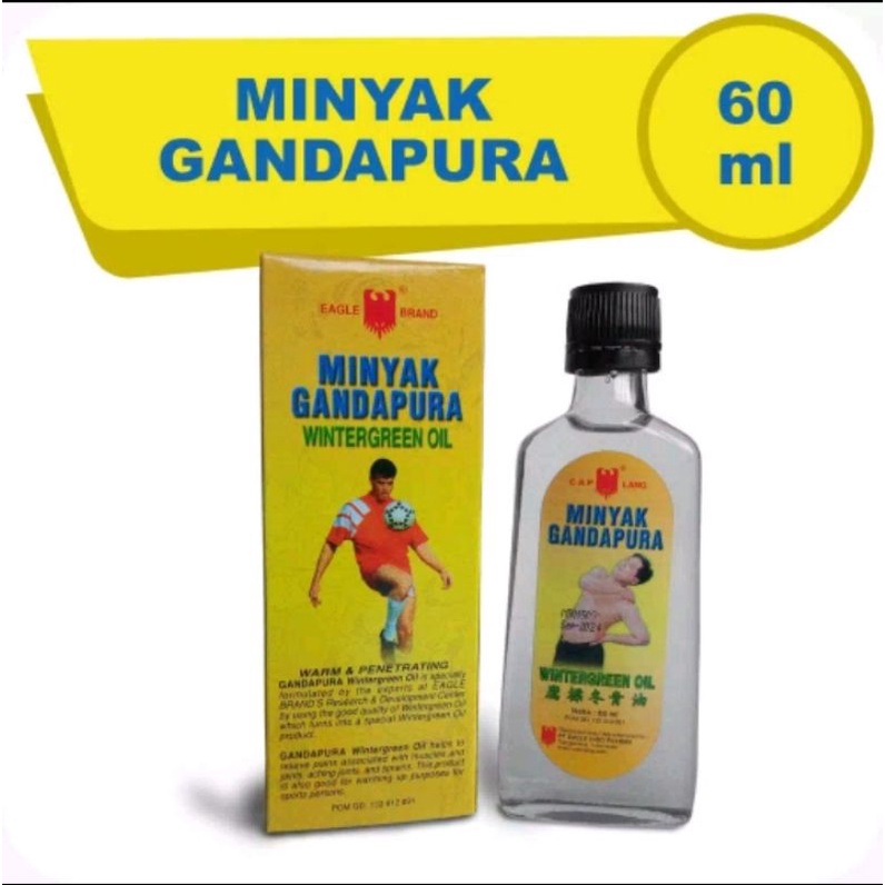 Minyak Gandapura Cap lang ( wintergreen oil )