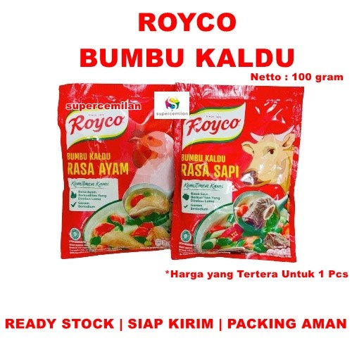 

TERBARU Royco Bumbu Kaldu Masakan 100 gram | Ayam | Sapi - Ayam