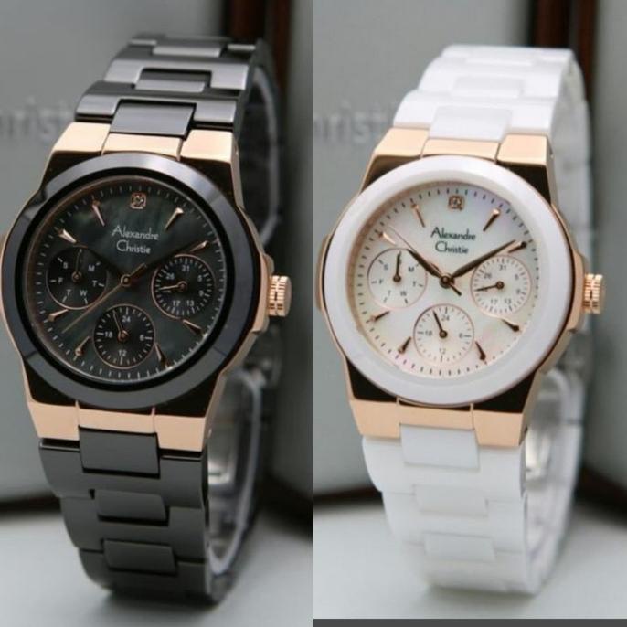 Jam Tangan Wanita Ceramic Alexandre Christie 2862 AC2862 AC 2862 | Ori