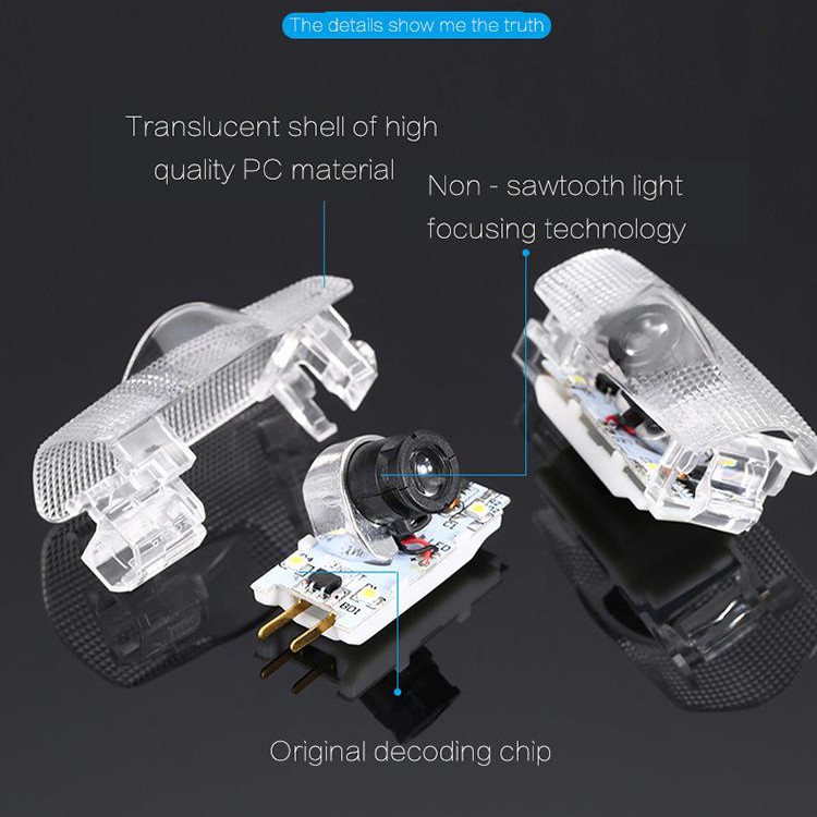 2pcs Lampu LED Laser Logo Untuk Pintu Mobil Toyota Carmry Corolla RAV4 CHR