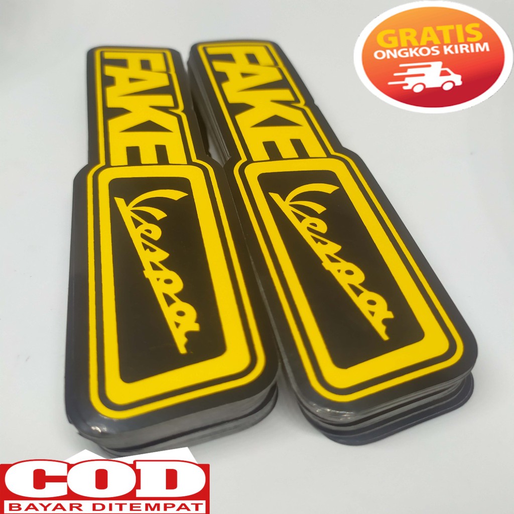 stiker honda vespa / sticker motor vespa / stiker fake vespa / stiker motor vespa / emblem vespa