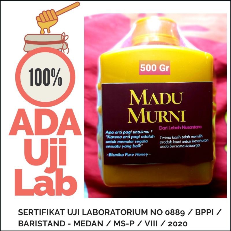 Jual Madu Murni 500 Gr ADA UJI LAB Indonesia Shopee Indonesia