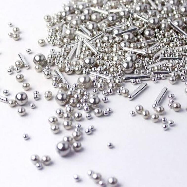

Dh3Code mutiara kue silver pearl sprinkle 60gr(masakini)U1Q8