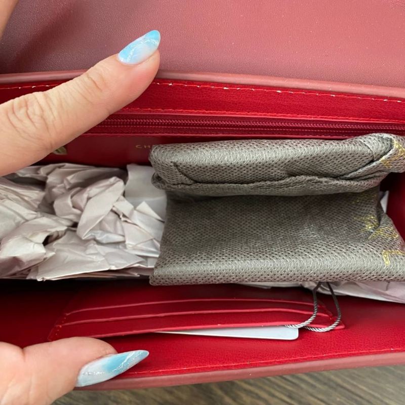 CK metallic accent evening clutch