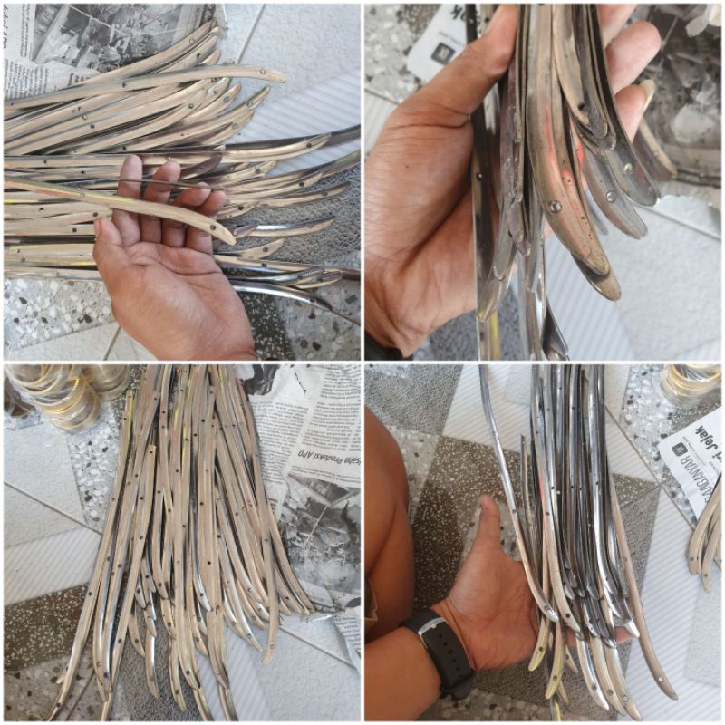 Lis karet lidah vespa/ lis pedang