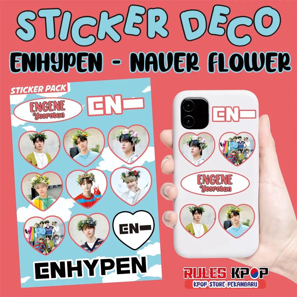 (READY STOCK) STICKER ENHYPEN + CUTTING STICKER DECO ENHYPEN STICKER LUCU ENHYPEN STICKER PACK ENHYP