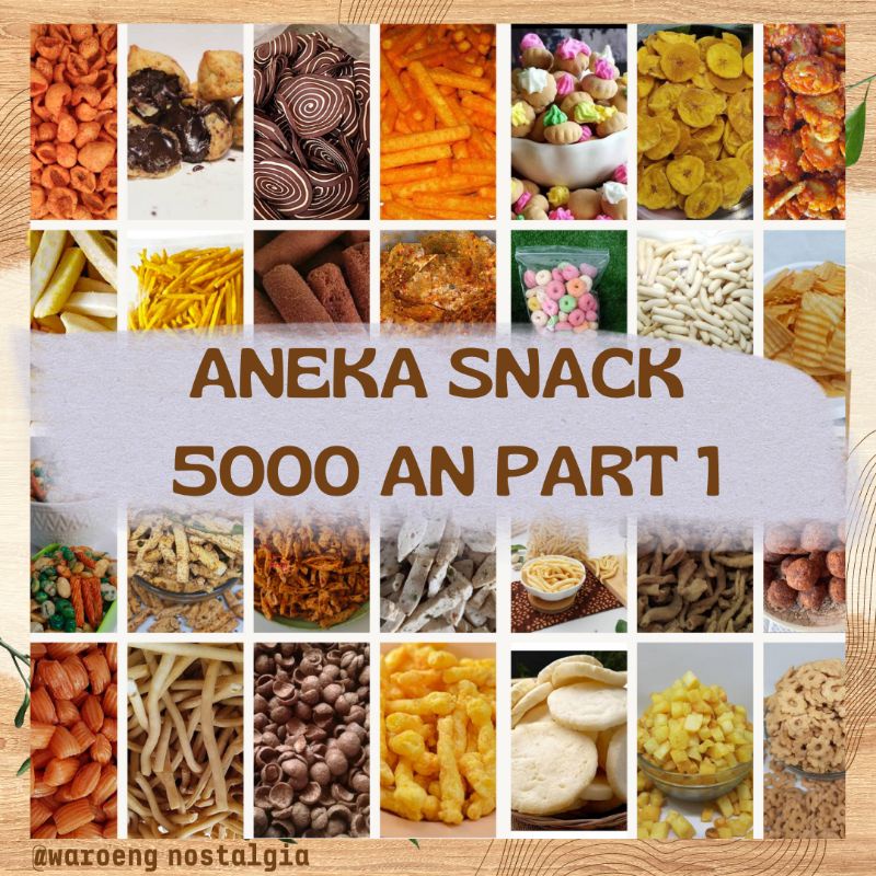 

Aneka Snack serba 5000 / bebas pilih / camilan / snack murah
