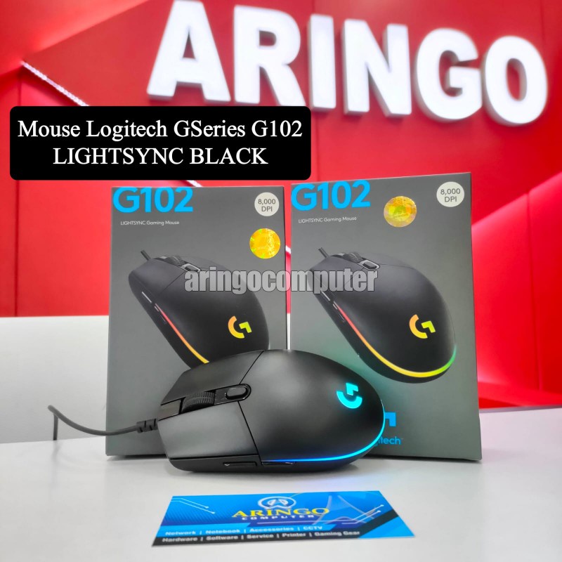 Mouse Logitech GSeries G102 LIGHTSYNC BLACK