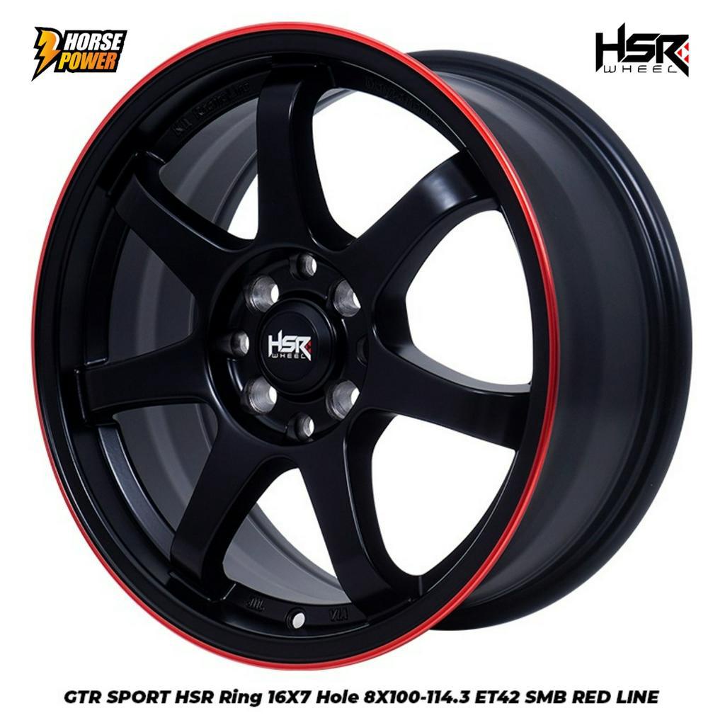 R16 VELG MOBIL RACING - HSR GTR SPORT - RING 16 HSR WHEEL - DOUBLE PCD