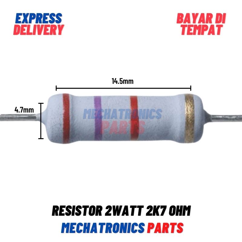 [PAS-9238] RESISTOR 2WATT 2K7OHM