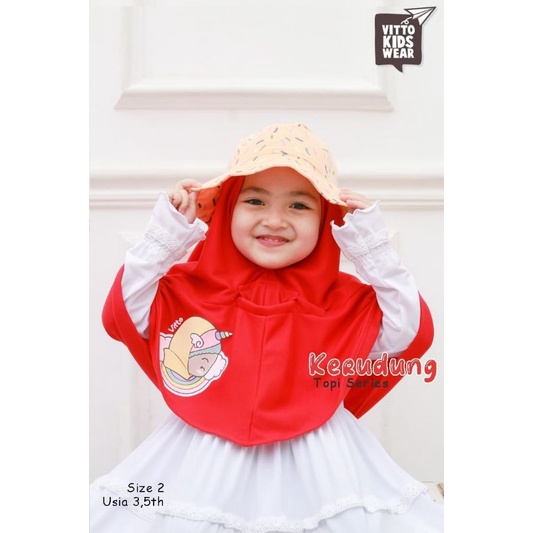Kerudung Topi Anak