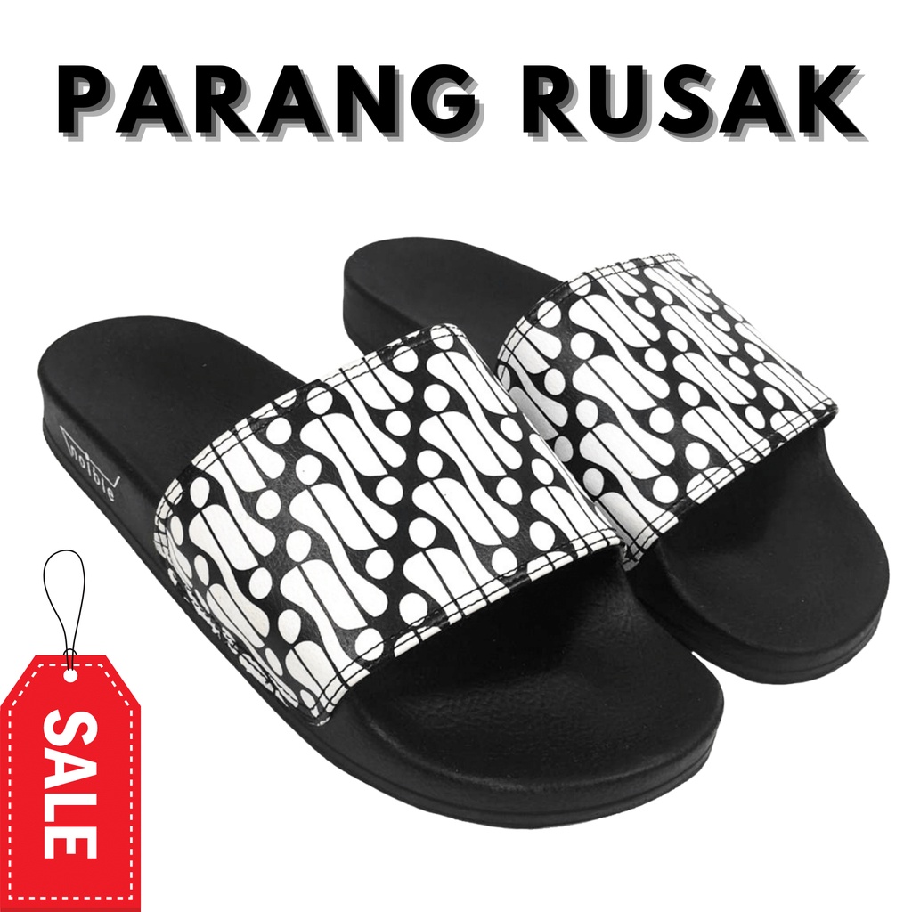 Sandal Slide Motif Parang Rusak noible | sandal slide pria sandal slide wanita sandal slide batik