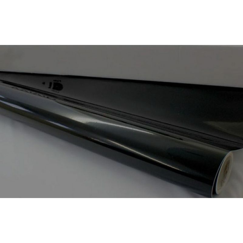 stiker background aquarium hitam glossy permeter