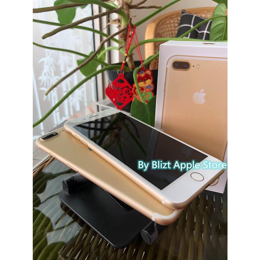 iPhone 7Plus 32GB All Sim Silent Fullset Original Second Like New Mulus100% 3utools All Green (Garansi 1 Tahun)