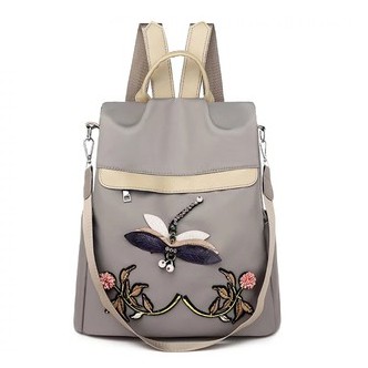 [LOKAL] DOMMO - D1408 Tas RISTI - Tas Ransel Backpack Fashion Wanita (BORDIR)