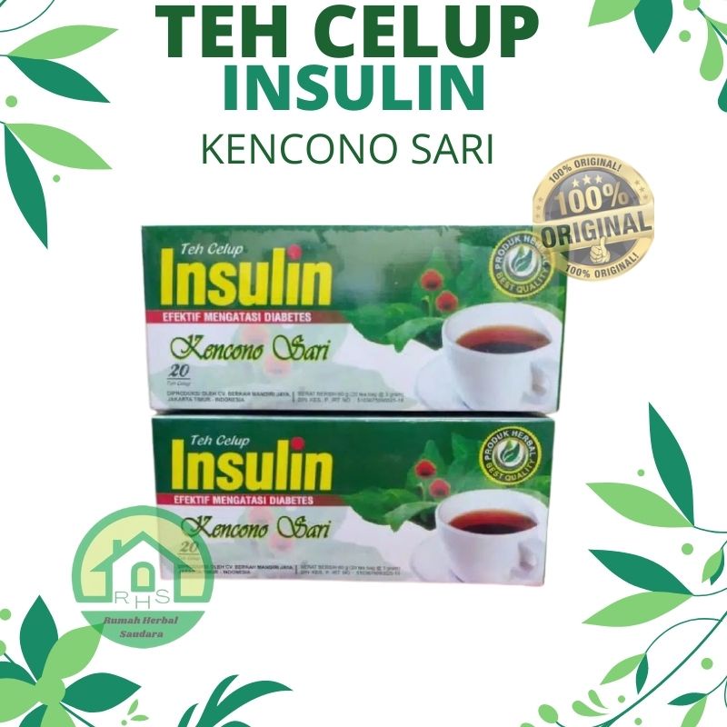 

Teh Celup Daun Insulin "Kencono Sari" untuk Diabetes ASLI ORIGINAL PROMO MURAH