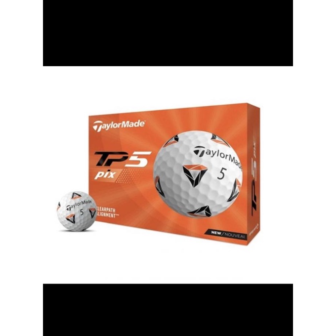 Taylormade Tp5 Pix Golf Balls - Bola Golf (12 Balls)