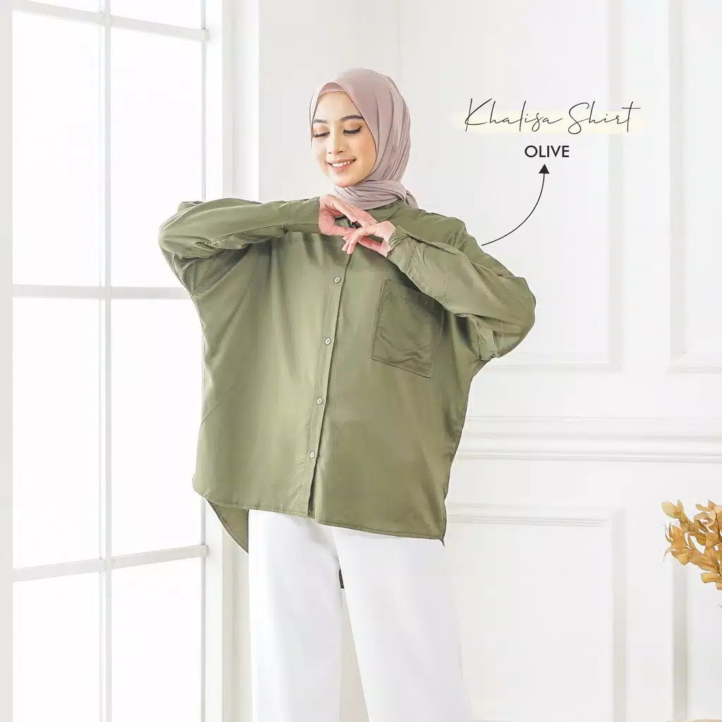 KHALISA OVERSIZE - atasan murah / blouse murah / atasan wanita / blouse wanita / atasan oversize