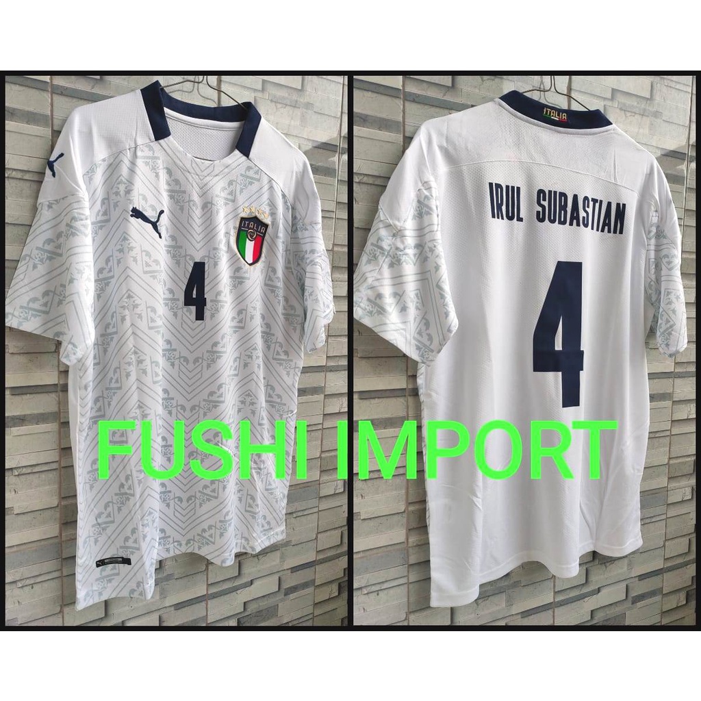 HQ JERSEY BOLA ITALIA AWAY EU CUP 2021 GO HIGH QUALITY IMPORT