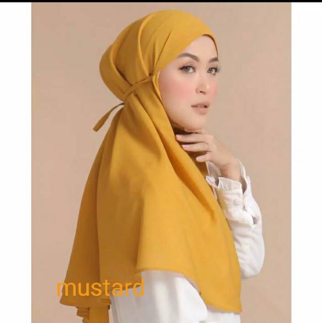 hijab Bergo maryam nonped diamond