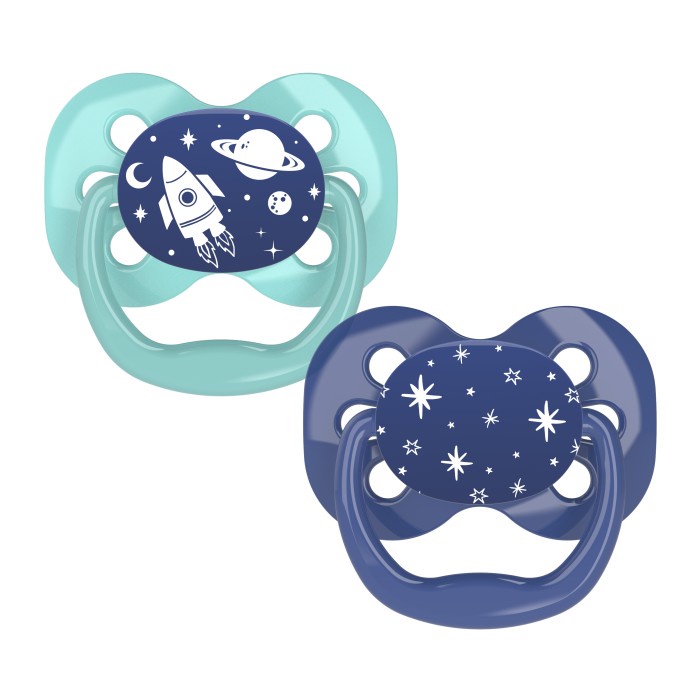 Dr. Brown's Advantage Pacifier - Stage 1, Assorted, 2-Pack