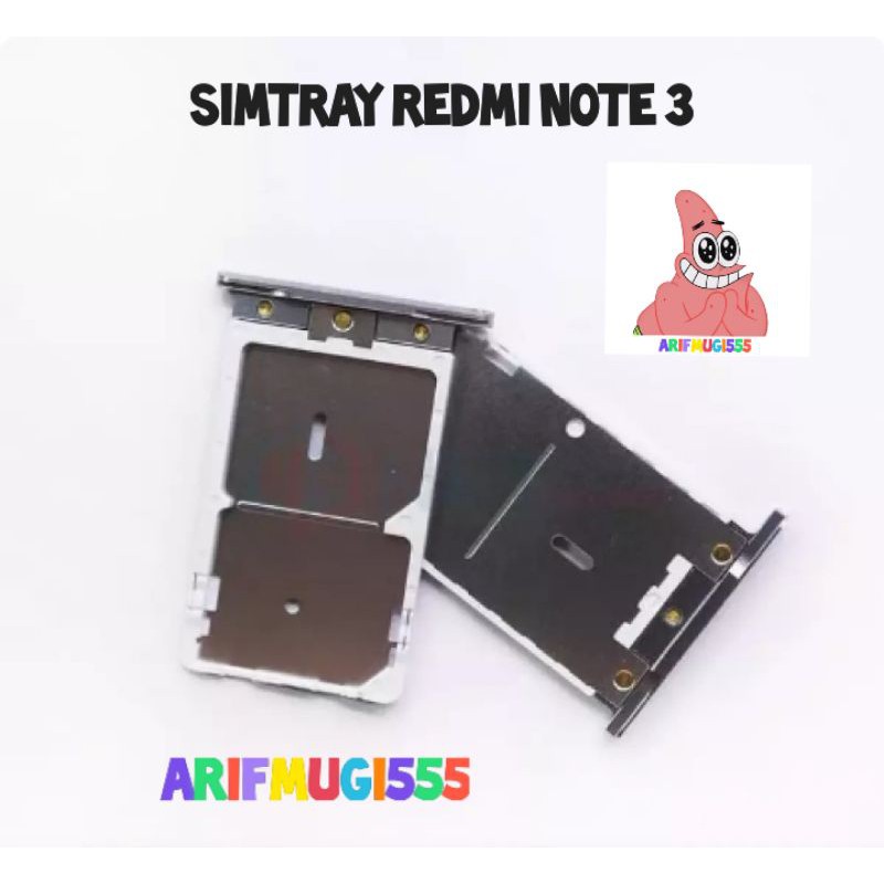 SIMTRAY SLOT SIM CARD TEMPAT SIM XIAOMI REDMI NOTE 3 ORIGINAL