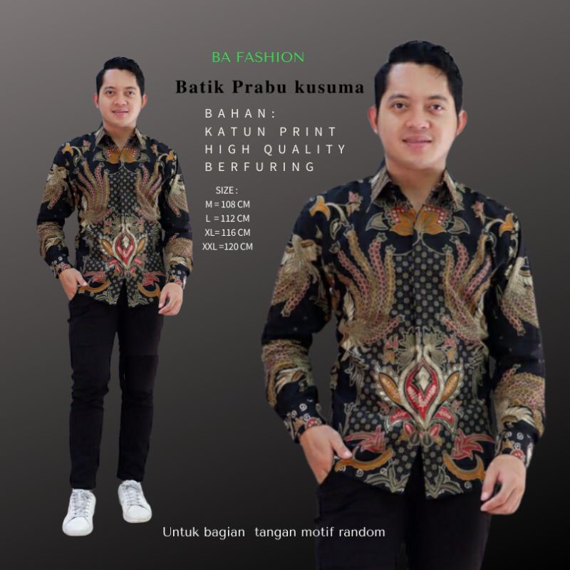 Baju kemeja Batik SOLO pria modern terbaru ori solo