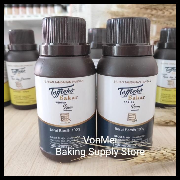 

[READY STOCK] TOFFIECO RHUM RUM BAKAR PASTE PERISA PASTA RUM RHUM BAKAR 100 GR WANGI