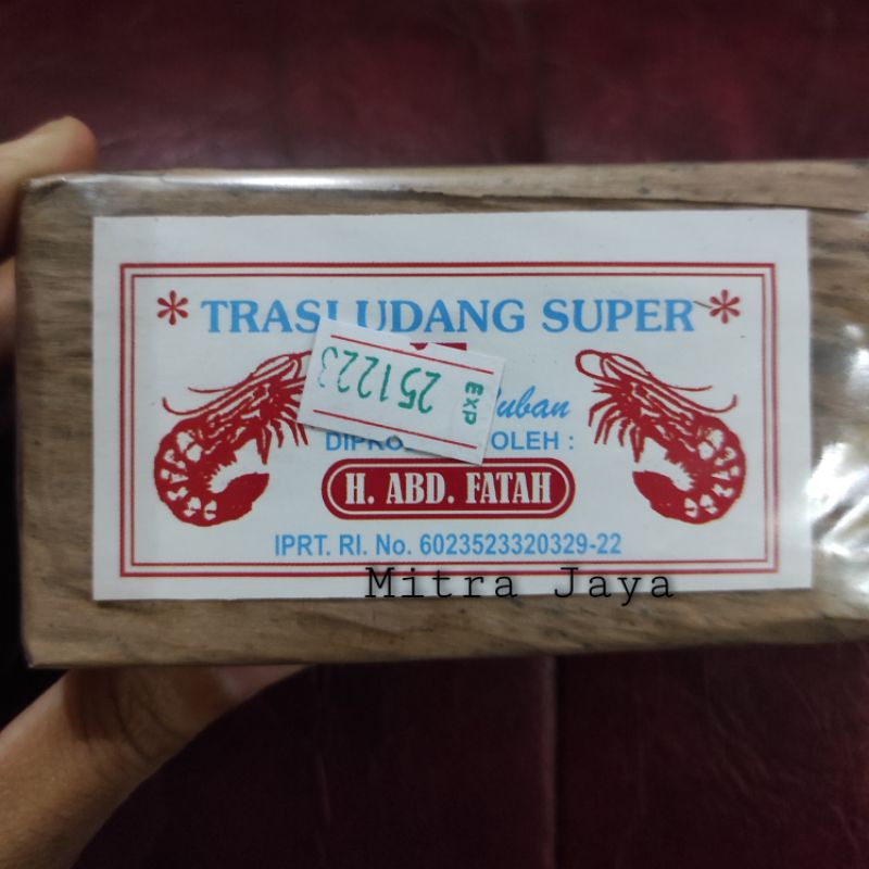 

Trasi Udang Super | Trasi Daun - 250 gram