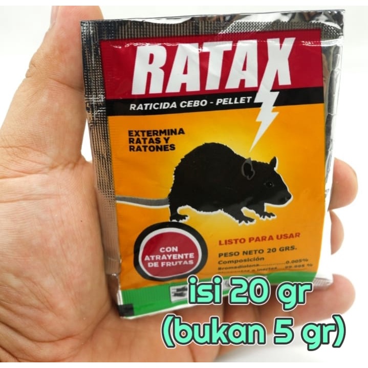 Racun Tikus Pembunuh Anti Tikus Ratax Ampuh